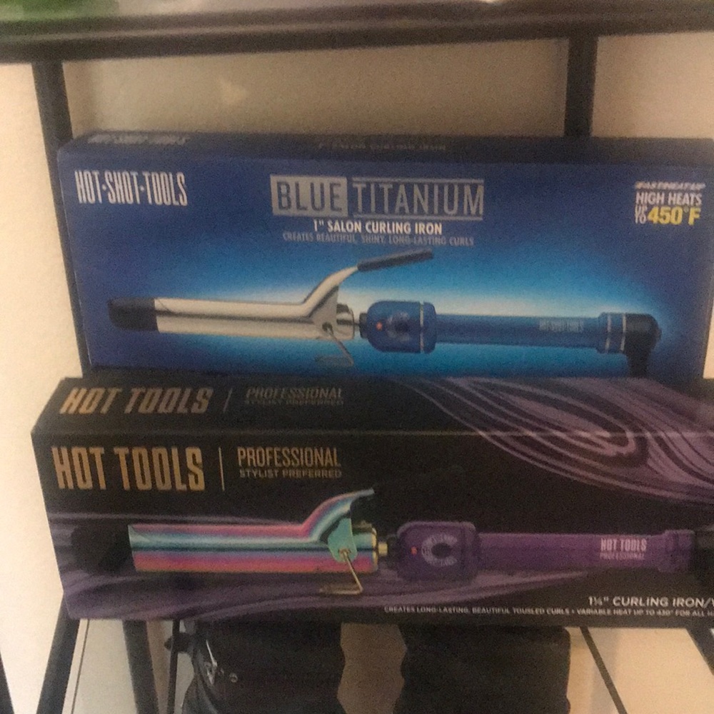 Rainbow curling iron is sold already.